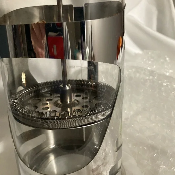 French Press Coffee Maker - Blue - Picture 4 of 9